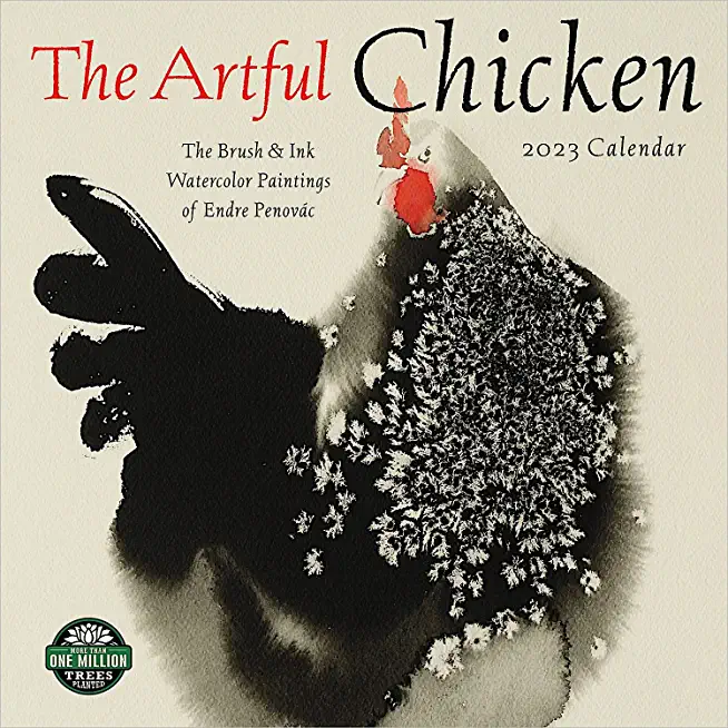 Artful Chicken 2023 Wall Calendar