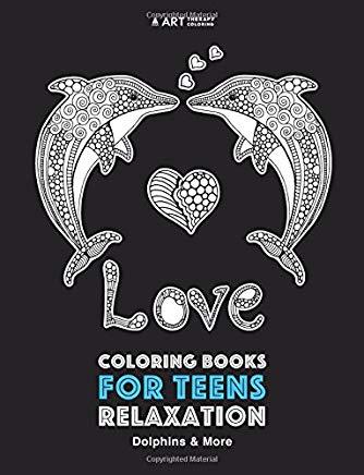 Coloring Books For Teens Relaxation: Dolphins & More: Advanced Ocean Coloring Pages for Teenagers, Tweens, Older Kids, Boys & Girls, Underwater Ocean