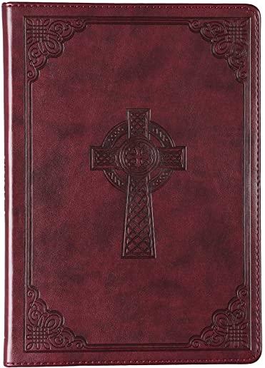 Journal Slimline Luxleather Celtic Cross