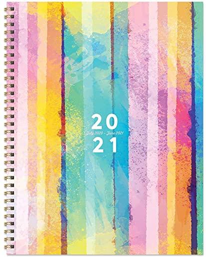 Cal 2021- Painted Stripe Academic Year Planner