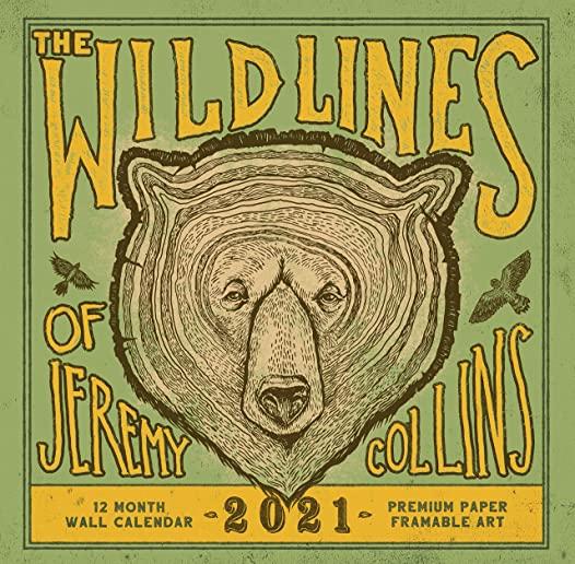 The Wild Lines of Jeremy Collins: 2021 Wall Calendar