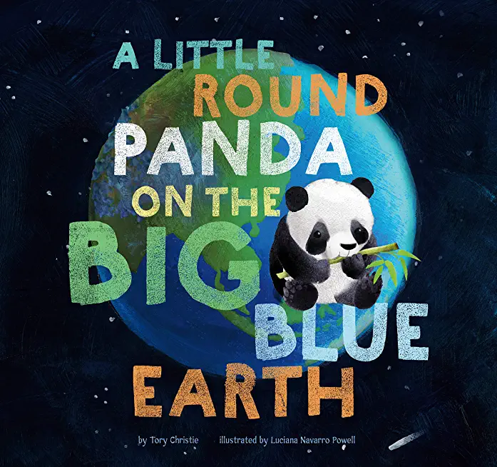 A A Little Round Panda on the Big Blue Earth