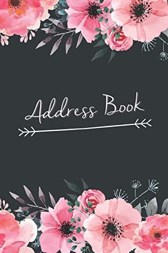 Address Book: Large Print Birthdays & Address Book for Contacts, Addresses, Phone Numbers, Email Floral Directory Notebook