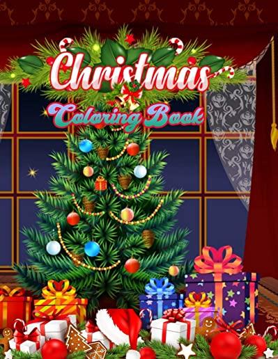 Christmas coloring book: An Adult Coloring Book with Fun, Easy, and Relaxing Designs Paperback