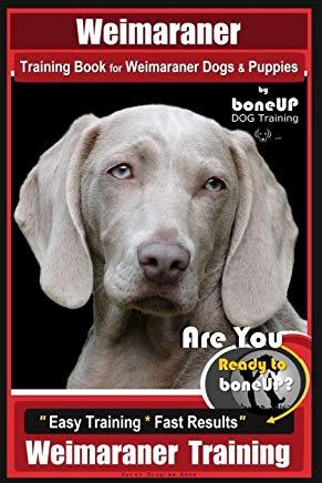 Weimaraner Training Book for Weimaraner Dogs & Puppies by Boneup Dog Training: Are You Ready to Right Way Bone Up? Easy Training * Fast Results Weimar