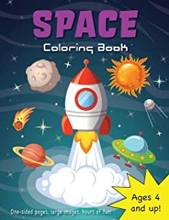 Space Coloring Book for Kids Ages 4-8!