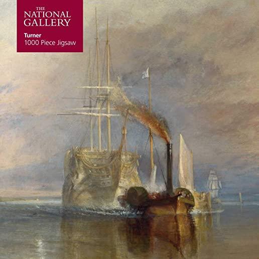 Adult Jigsaw Puzzle National Gallery Turner: Fighting Temeraire: 1000-Piece Jigsaw Puzzles