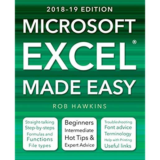 Microsoft Excel Made Easy (2018-19 Edition)