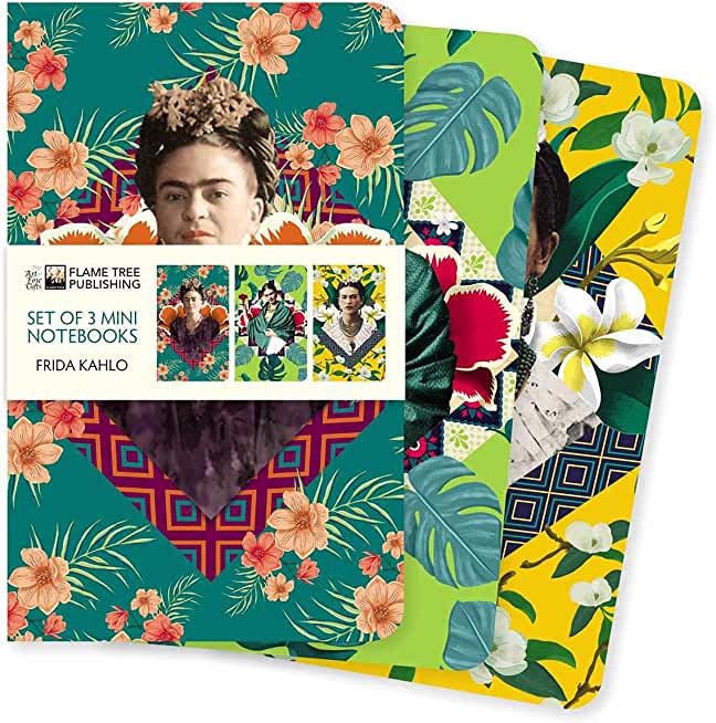 Frida Kahlo Set of 3 Mini Notebooks