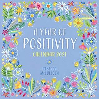 A Year of Positivity by Rebecca McCulloch Wall Calendar 2021 (Art Calendar)