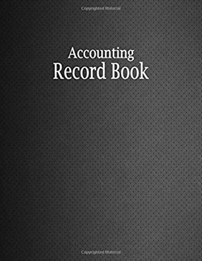 Accounting Record Book: 100 Pages, 3 Column Ledger