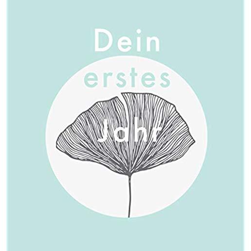 Dein erstes Jahr: Babyalbum in modernem Teal-Design, zum Eintragen der schÃƒÂ¶nsten Momente und Erinnerungen fÃƒÂ¼r unser erstes gemeinsames J