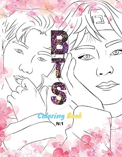 BTS Coloring Book: 방탄소년단 for ARMY and KPOP lovers for Everyone, Adults, Teenagers, Tweens, Boys, & Gir