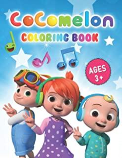 Cocomelon Coloring Book: Shapes Coloring Pages, 123 Coloring Pages, ABC Coloring Pages, Other Coloring Pages