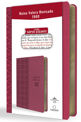 Biblia Reina Valera Revisada 1960 Letra SÃºper Gigante, SÃ­mil Piel Fucsia Rosada / Spanish Bible Rvr 1960 Super Giant Print, Fuchsia Pink Leathersoft